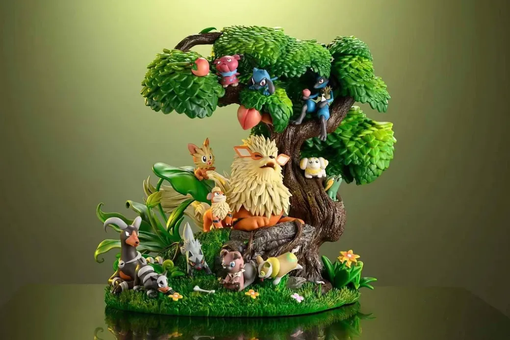 Ecology Series Dog Pokemon - Pokemon Statue - XiaoDuanJiang Studio