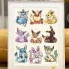 Eevee Family Portrait Decorative Painting - Pokemon - Xingkong Studio