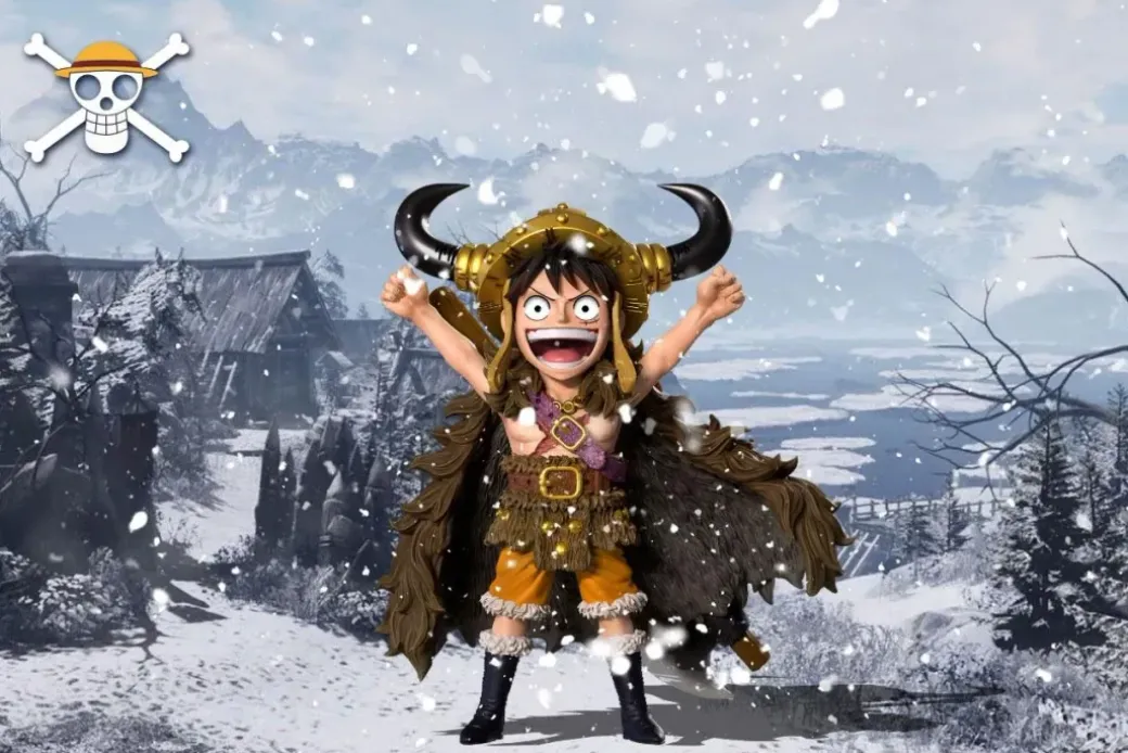 Elbaph Monkey D. Luffy - ONE PIECE Resin Statue - A Plus Studios