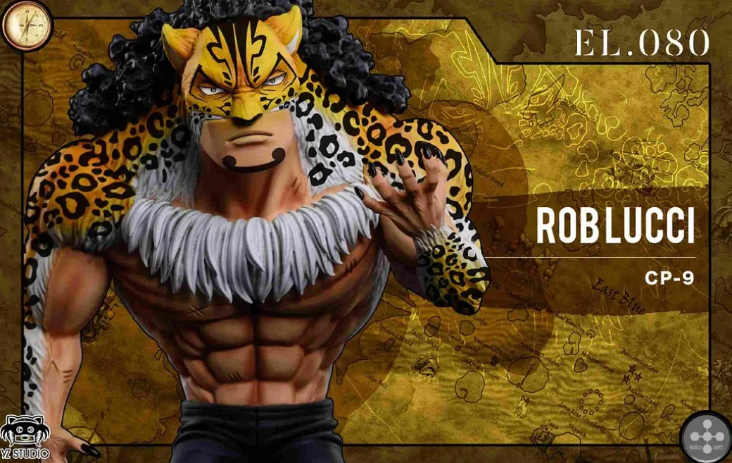 Enies Lobby Arc 080 Beast Mode Rob Lucci - ONE PIECE Statue - YZ Studios