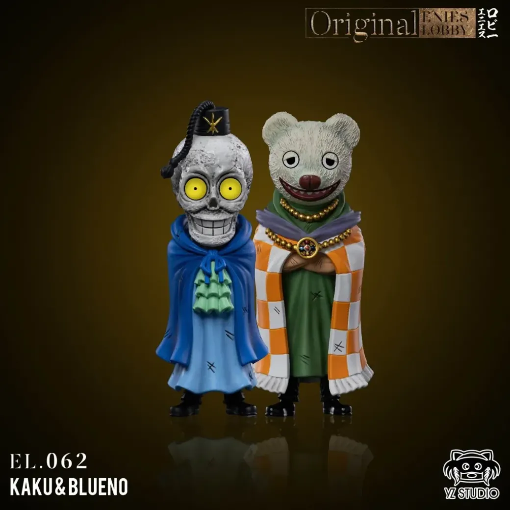 Enies Lobby Arc 062 Masked Blueno & Kaku - ONE PIECE Statue - YZ Studios