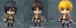 Eren Yeager & Mikasa Ackerman & Armin Arlert Clay Man - Attack on Titan Official Statue - Good Smile Company