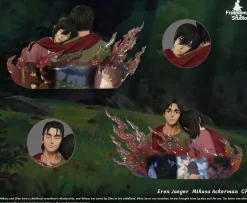 Eren Yeager & Mikasa Ackerman - Attack On Titan Resin Statue - Freedom Studio
