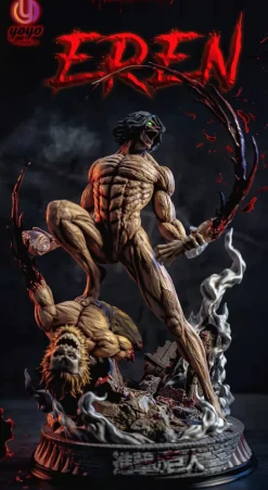 Eren Yeager with LED - Attack On Titan Resin Statue - YOYO Studios