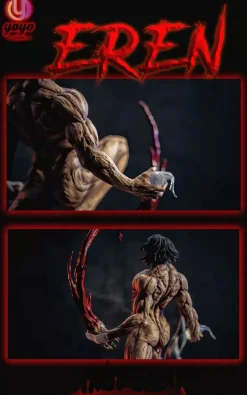 Eren Yeager with LED - Attack On Titan Resin Statue - YOYO Studios