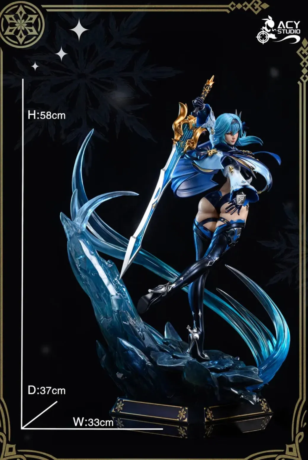 Eula Lawrence - Genshin Impact Resin Statue - Acy Studio