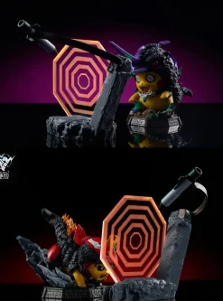 Evangelion Unit Godzilla Awakening Form Cosplay Pikachu - Pokemon Godzilla Resin Statue - HARD SHELL Studios