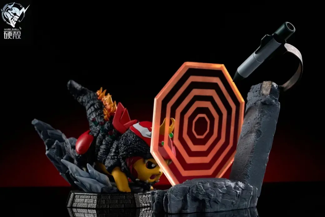 Evangelion Unit Godzilla Awakening Form Cosplay Pikachu - Pokemon Godzilla Resin Statue - HARD SHELL Studios