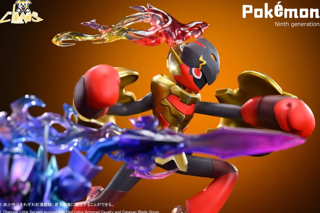 Evolution of Armarouge Set - Pokemon Resin Statue - Chaos Dog Studio