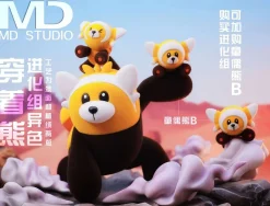 Evolution of Bewear Set - Pokemon Resin Statue - MD-Studio