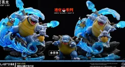 Evolution of Blastoise Family - Pokemon Resin Statue - Monster Studios
