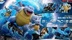 Evolution of Blastoise Family - Pokemon Resin Statue - Monster Studios
