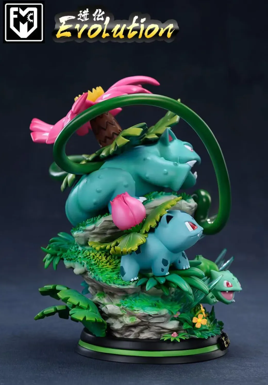 Evolution of Bulbasaur - Pokemon Resin Statue - MFC Studios
