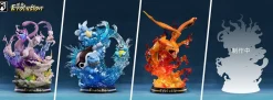 Evolution of Charizard with LED - Pokemon Resin Statue - MFC Studios