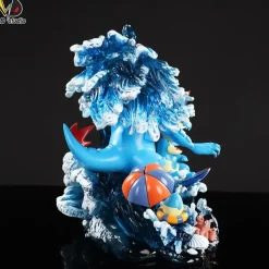 Evolution of Feraligatr Set - Pokemon Resin Statue - LD Studio
