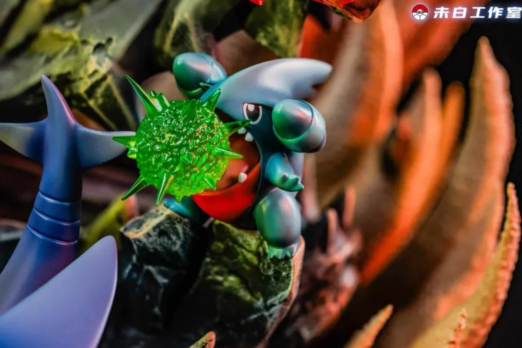 Evolution of Garchomp Set - Pokemon Resin Statue - WeiBai Studio
