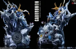 Evolution of Garurumon Set - Digimon Resin Statue - T-Rex Studios