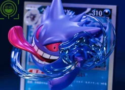 Evolution of Gengar Set Coming Out From Pokemon Card - Pokemon Resin Statue - GEISHA Studio