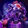 Evolution of Gengar Set with LED - Pokemon Resin Statue - Three Sheep Studio