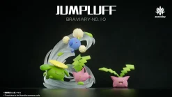 Evolution of Jumpluff Set - Pokemon Statue - Braviary Studio