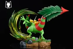 Evolution of Mega Sceptile & Treecko Pokeball - Pokemon Resin Statue - MiKo Studio
