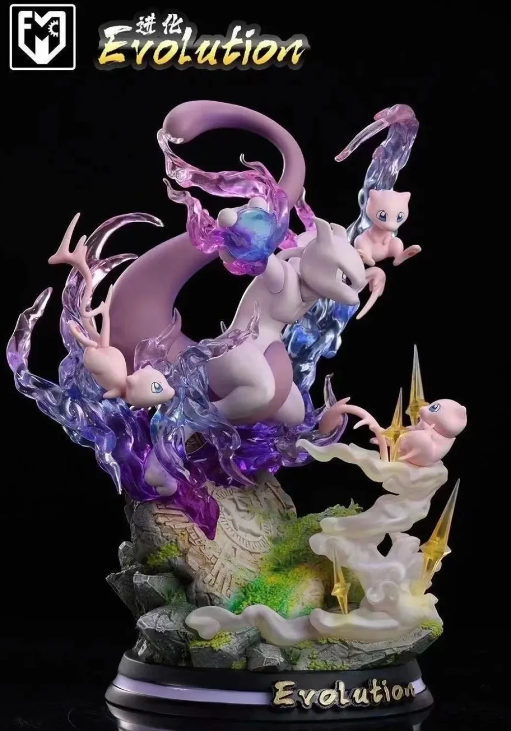 Evolution of Mewtwo - Pokemon Resin Statue - MFC Studios