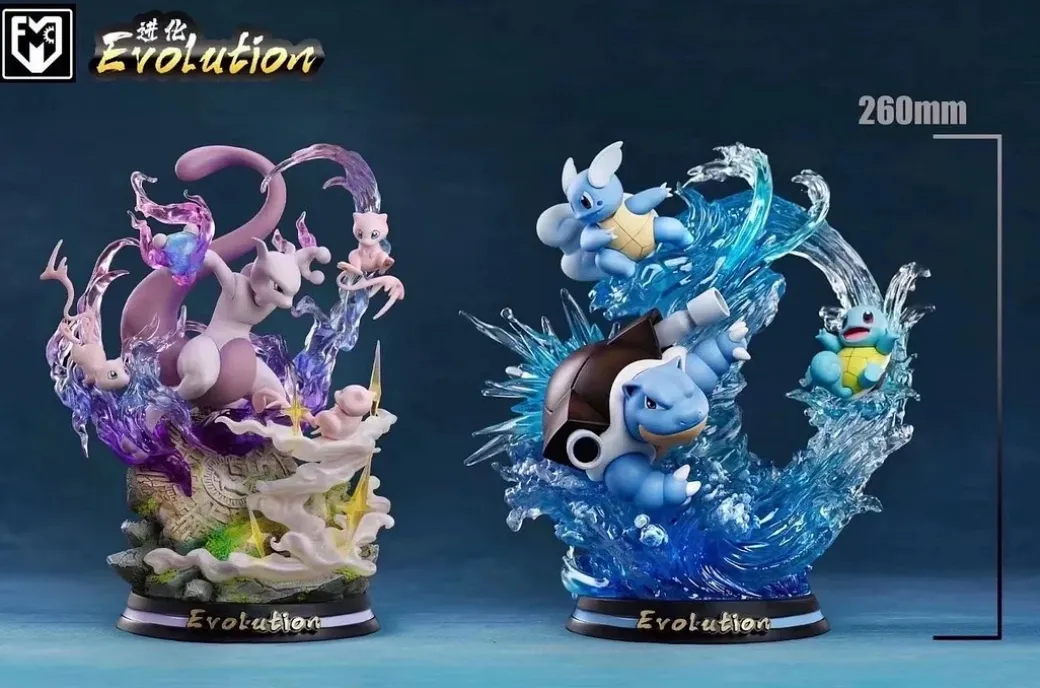 Evolution of Mewtwo - Pokemon Resin Statue - MFC Studios