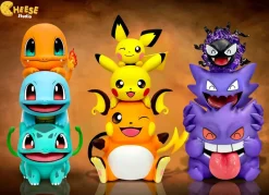 Evolution of Pikachu Set Jenga - Pokemon Resin Statue - CHEESE Studio