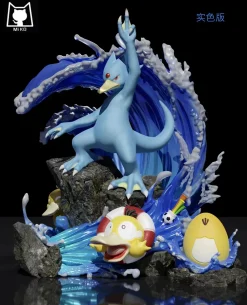 Evolution of Psyduck Set & Psyduck Pokeball - Pokemon Resin Statue - MiKo Studio
