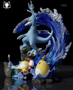 Evolution of Psyduck Set & Psyduck Pokeball - Pokemon Resin Statue - MiKo Studio
