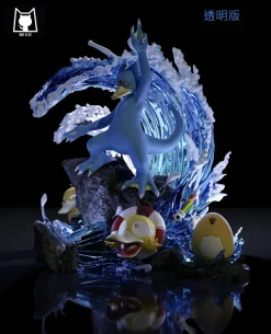 Evolution of Psyduck Set & Psyduck Pokeball - Pokemon Resin Statue - MiKo Studio
