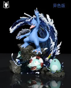 Evolution of Psyduck Set & Psyduck Pokeball - Pokemon Resin Statue - MiKo Studio