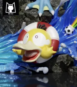 Evolution of Psyduck Set & Psyduck Pokeball - Pokemon Resin Statue - MiKo Studio