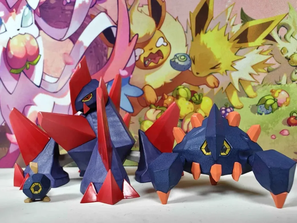 Evolution of Roggenrola Set - Pokemon Resin Statue - FangTang Studio