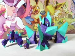 Evolution of Roggenrola Set - Pokemon Resin Statue - FangTang Studio