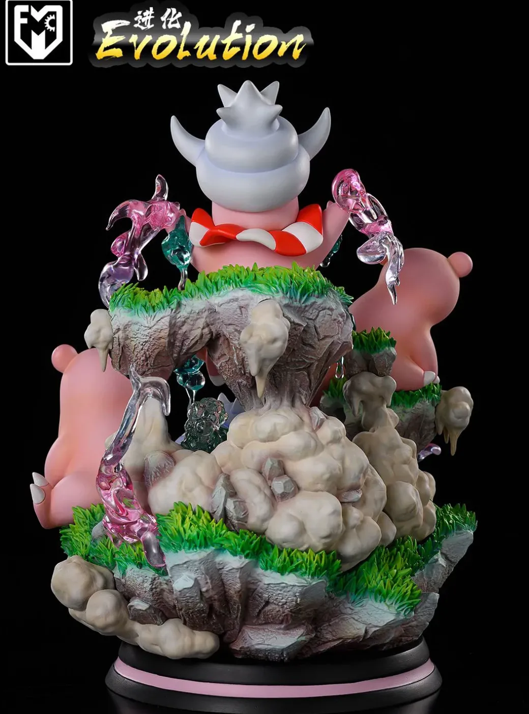 Evolution of Slowpoke - Pokemon Resin Statue - MFC Studios