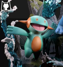 Evolution of Swampert Set with LED - Pokemon Resin Statue - MiKo Studio