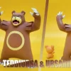 Evolution of Ursaring Set - Pokemon Resin Statue - FangTang Studio