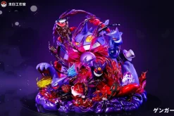 Evolution Series 002 Gengar Family With LED - Pokemon Resin Statue - WeiBai Studio