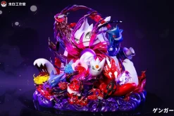 Evolution Series 002 Gengar Family With LED - Pokemon Resin Statue - WeiBai Studio