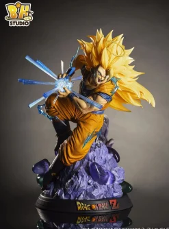 Explode Super Saiyan 3 Son Goku - Dragon Ball Resin Statue - BH Studio