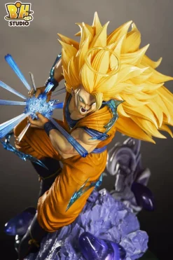 Explode Super Saiyan 3 Son Goku - Dragon Ball Resin Statue - BH Studio