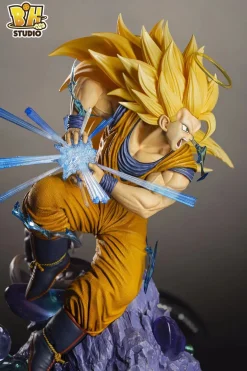 Explode Super Saiyan 3 Son Goku - Dragon Ball Resin Statue - BH Studio