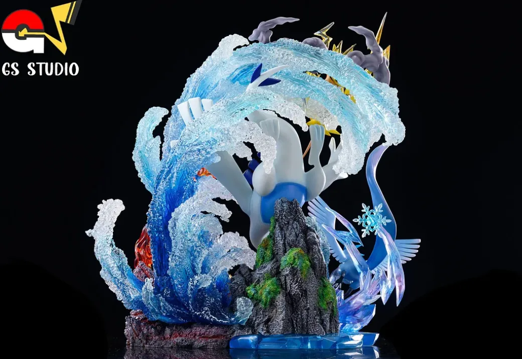 Explosive Birth Lugia VS Legendary Birds with LED - Pokemon Resin Statue - GS Studio