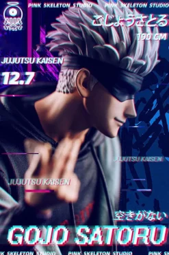 Fashion Gojo Satoru - Jujutsu Kaisen Resin Statue - Pink Skeleton Studio