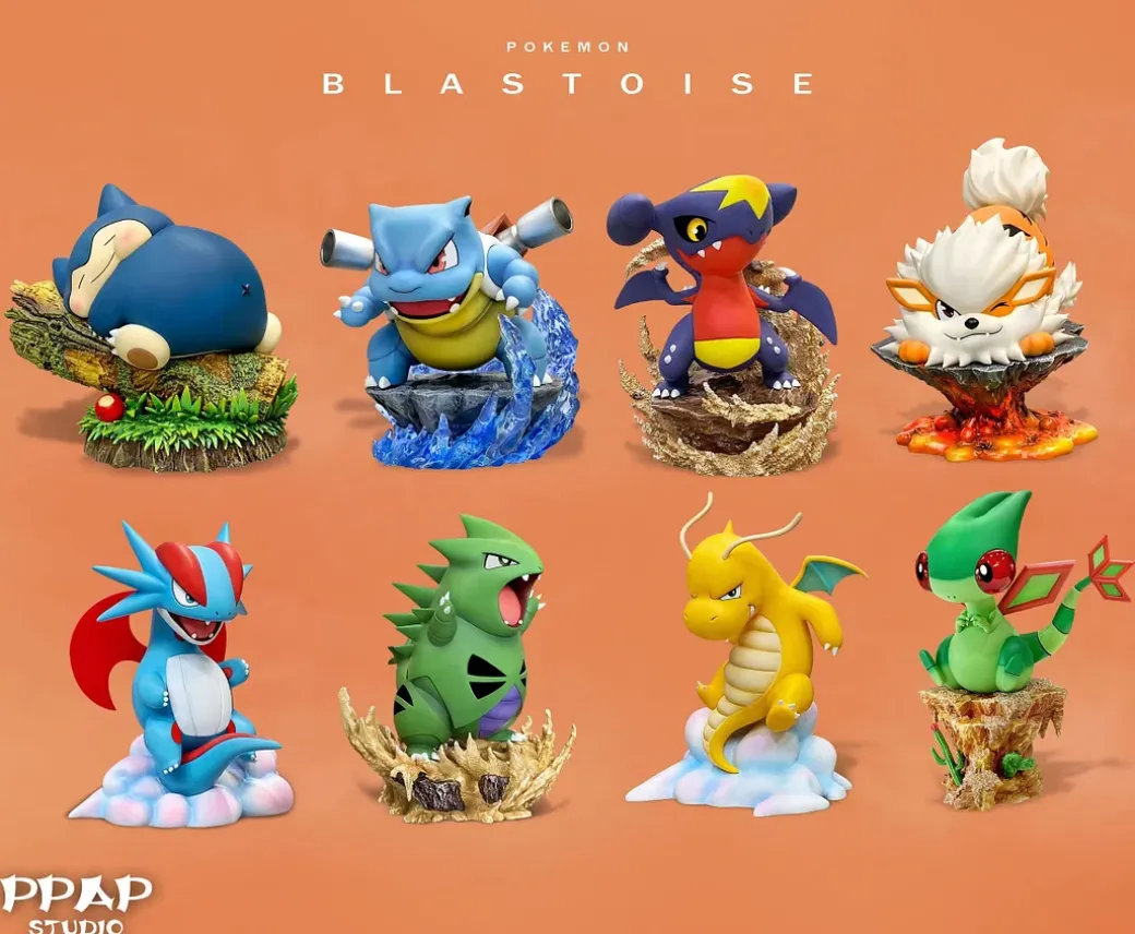 Fatty Little Blastoise - Pokemon Resin Statue - PPAP Studios