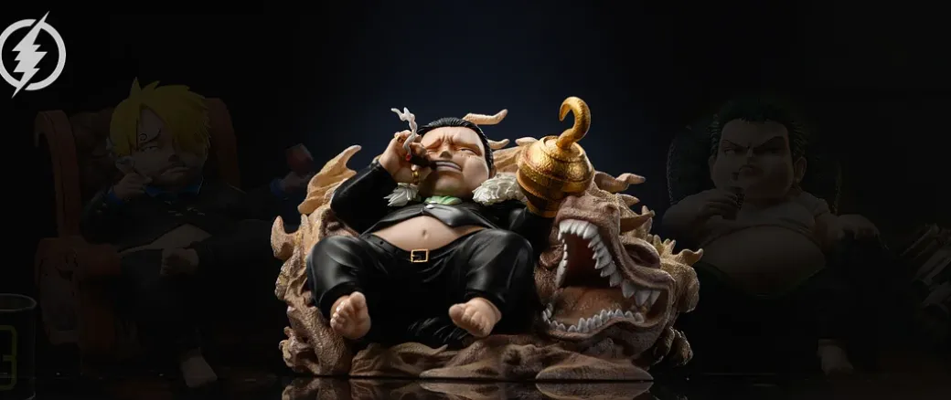 Fatty Series 001 Sir Crocodile - ONE PIECE Resin Statue - ShanDianMoWan Studio
