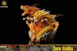 Fatty Super Saiyan 3 Super Dragon Fist Son Goku - Dragon Ball Resin Statue - sun Studio