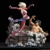Female Titan battles the Attack Titan - Attack On Titan Resin Statue - CHIKARA Studios