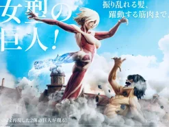 Female Titan battles the Attack Titan - Attack On Titan Resin Statue - CHIKARA Studios